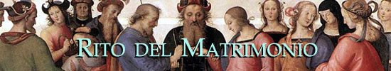 Rito del Matrimonio - www.maranatha.it